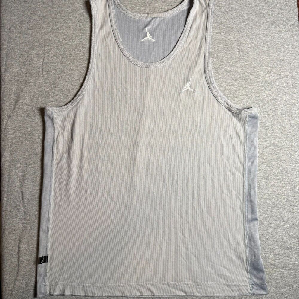 Jordan Tank Top Mens M Gray Training Fitness Gym